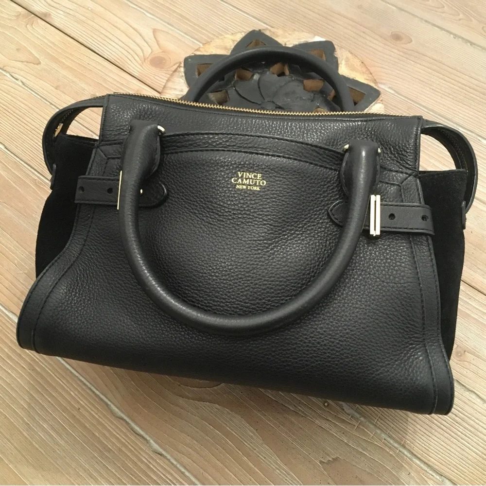 Vince Camaro Awesome!!!! Robyn Leather Satchel - Picture 8 of 10